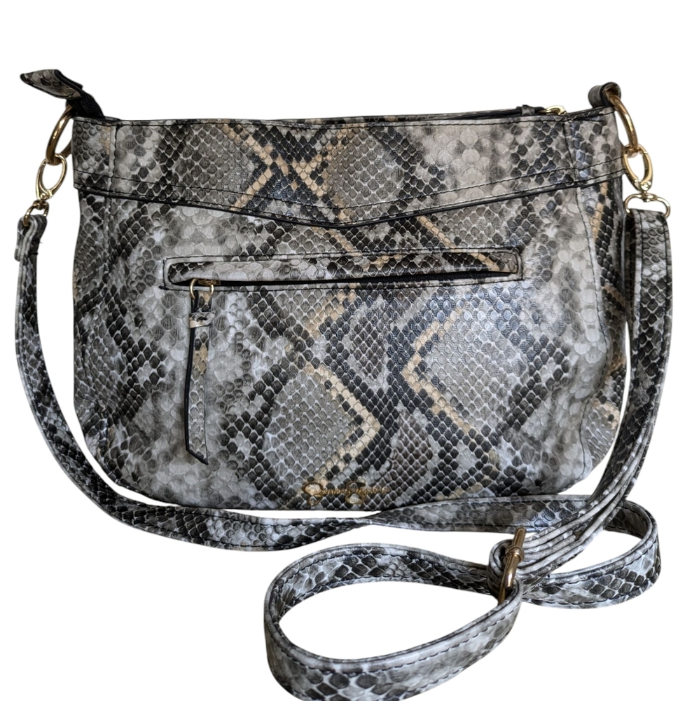 Jessica Simpson Snakeskin Pattern Crossbody Bag